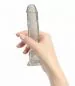 Preview: Crystal Addiction - Transparenter Dildo - 18 cm