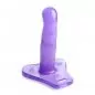 Preview: Comfort Ride Strap-On Harness mit Dildo - Lila Preview: Comfort Ride Strap-On Harness mit Dildo - Lila