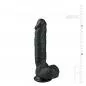 Mobile Preview: Realistischer schwarzer Dildo - 22,5 cm