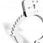 Preview: Handschellen aus Metall - silberfarben