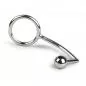 Preview: Metall Cockring mit Anal plug Preview: Metall Cockring mit Anal plug