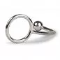 Preview: Metall Cockring mit Anal plug Preview: Metall Cockring mit Anal plug