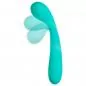 Preview: G-Punkt schlanker flexibler Doppelvibrator - Türkis Preview: G-Punkt schlanker flexibler Doppelvibrator - Türkis