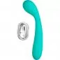 Preview: G-Punkt schlanker flexibler Doppelvibrator - Türkis Preview: G-Punkt schlanker flexibler Doppelvibrator - Türkis