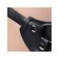 Preview: Lederlatz mit Dildo und Gurten Preview: Lederlatz mit Dildo und Gurten