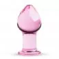 Preview: Glas-Analplug Nr26 Rosa