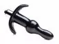 Preview: Vibrierender Analplug 'Bubbly' mit Riffelung - Schwarz Preview: Vibrierender Analplug 'Bubbly' mit Riffelung - Schwarz