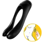 Preview: Fingervibrator Satisfyer 'CANDY CANE' - schwarz Preview: Fingervibrator Satisfyer 'CANDY CANE' - schwarz