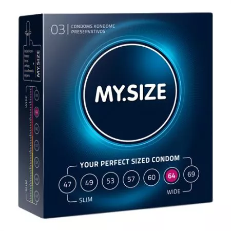 Kondom - MY.SIZE 64 mm 3er