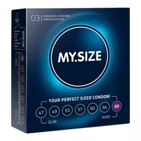 Kondom - MY.SIZE 69 mm 3er