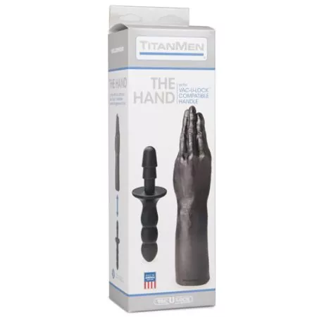 TitanMen 'Die Hand' mit einem Vac-U-Lock-kompatiblen Handgriff.