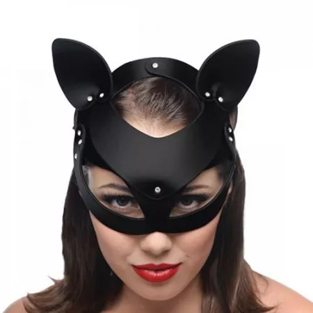 Bad Kitten - Katzenmaske aus Leder