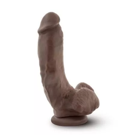 Dildo 'Mr. Mayor' - Dr. Skin mit Saugnapf 22,8cm – Schokolade