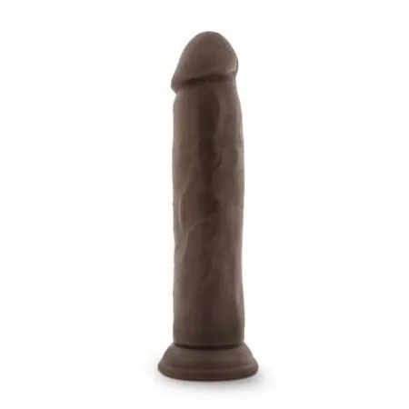 Dr. Skin – Realistischer Dildo mit Saugnapf 24 cm – Schokolade