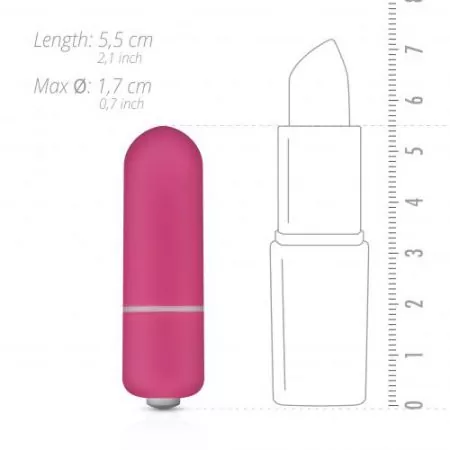Bullet-Vibrator mit 10 Geschwindigkeiten - Rosa