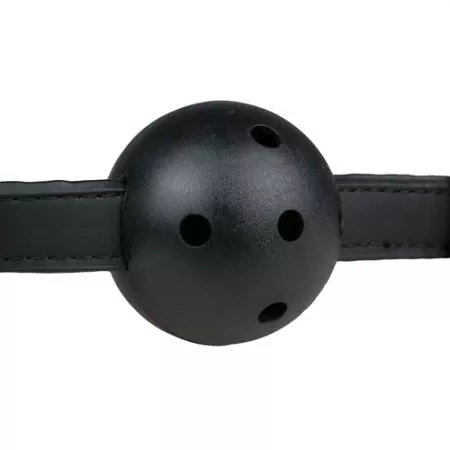 Ballknebel mit PVC-Ball - Schwarz