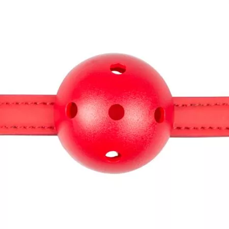 Ballknebel mit PVC-Ball - Rot