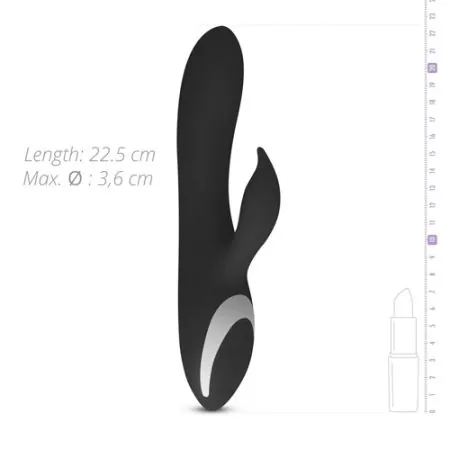 Sway Vibes Nr. 2 Schwarz: Luxus Rabbitvibrator #7sünden