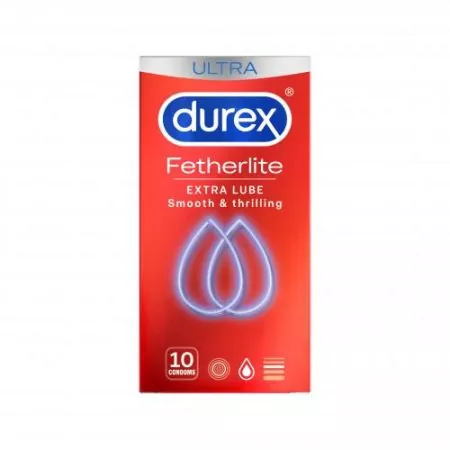 Durex Thin Gefühlsecht Extra feucht - 10 Kondome