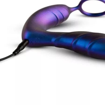 Hueman 'Black Hole' Analvibrator mit Penisring