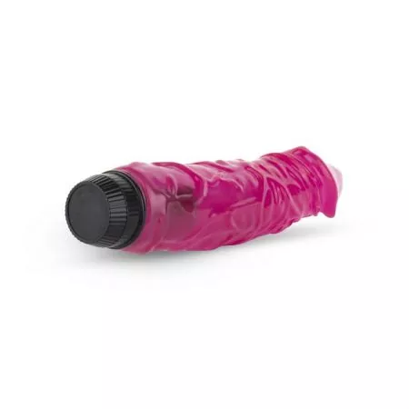 Realistischer Vibrator 'Jelly Supreme' - Pink/Glitzer