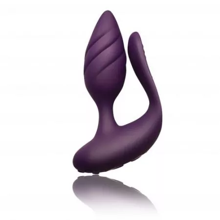 Rocks-Off - Cocktail Paarvibrator - Weinrot