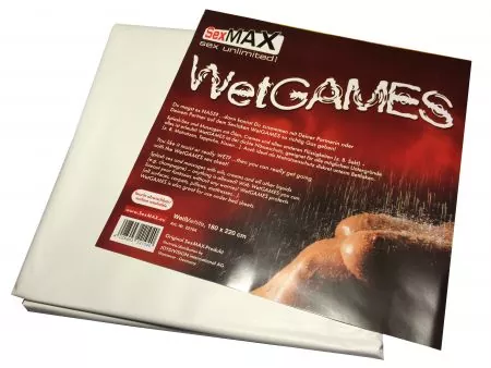 SexMAX 'WetGAMES' Vinylfolie 180 x 220 cm - weiß