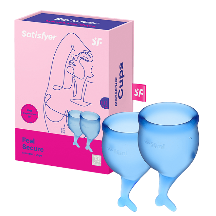 Satisfyer 'Feel Secure' Menstruationstasse - 15 & 20 ML Satisfyer 'Feel Secure' Menstruationstasse - 15 & 20 ML