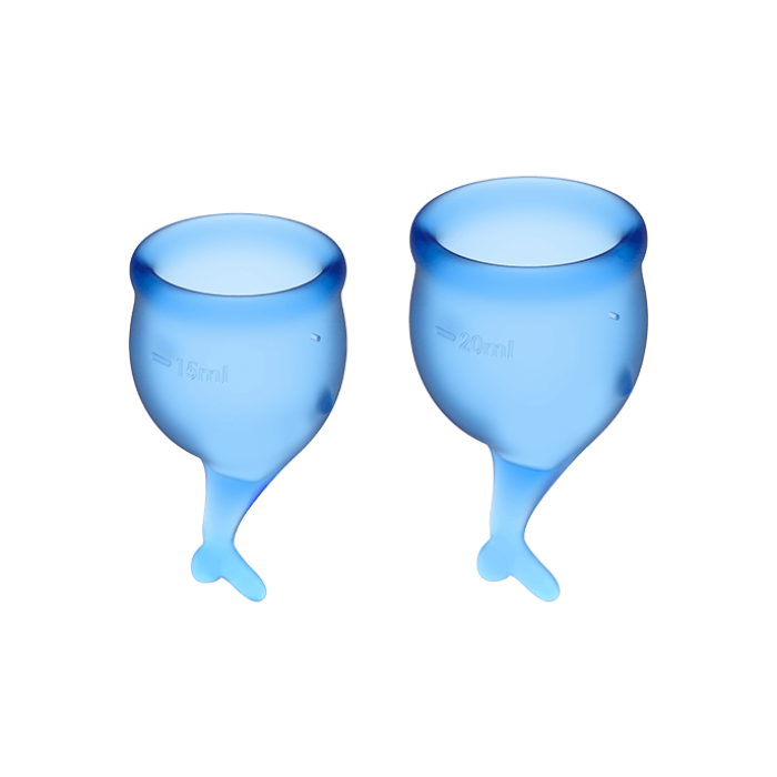 Satisfyer 'Feel Secure' Menstruationstasse - 15 & 20 ML Satisfyer 'Feel Secure' Menstruationstasse - 15 & 20 ML