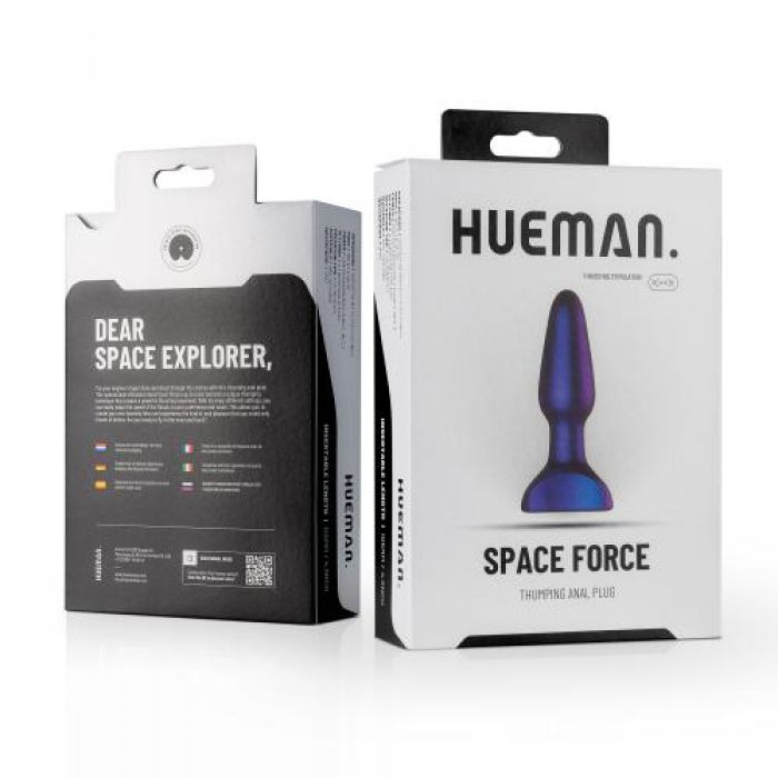 Analplug Hueman 'Space Force' mit Vibrationen Analplug Hueman 'Space Force' mit Vibrationen