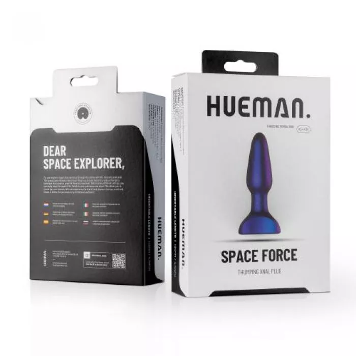 Analplug Hueman 'Space Force' mit Vibrationen