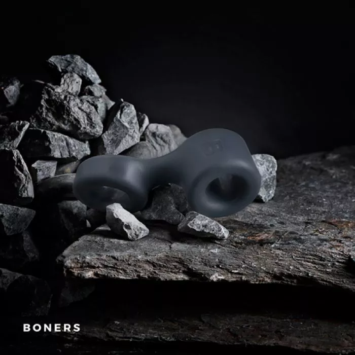 Boners Penisring & Hodenstrecker - Grau