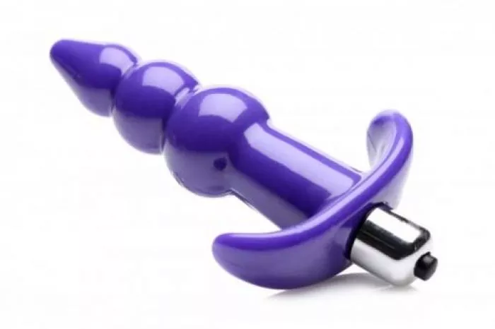 'Bubbly' Vibrierender Analplug mit Riffelung 'Bubbly' Vibrierender Analplug mit Riffelung