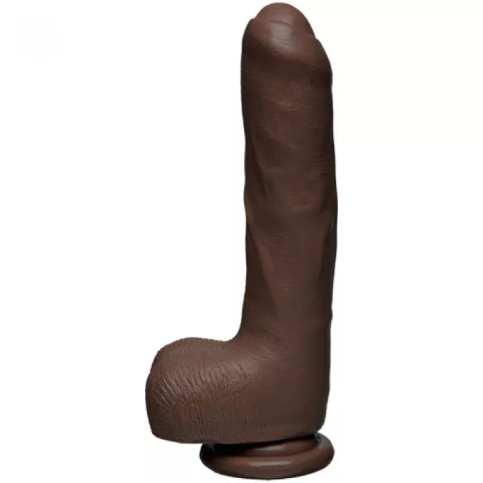 Dildo 'The Uncut D' 22 cm - Dunkel Dildo 'The Uncut D' 22 cm - Dunkel