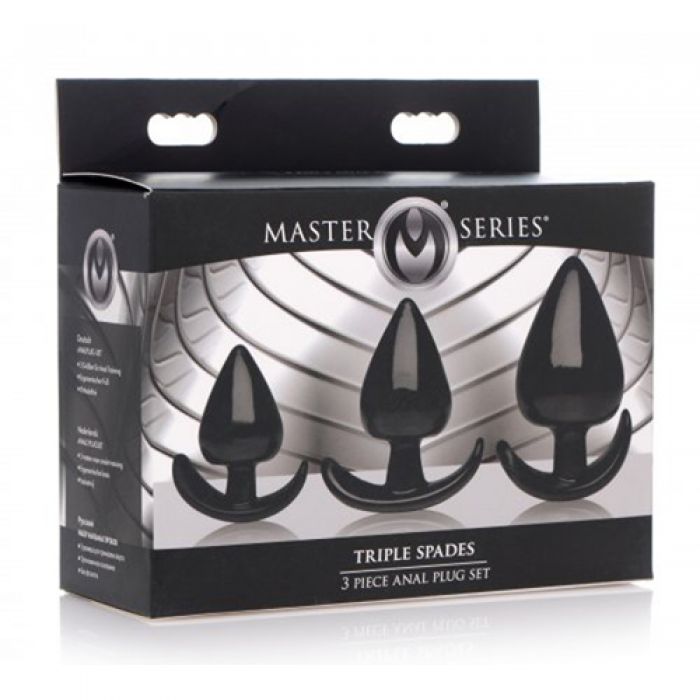 Analplug Set 'Triple Spades' - 3-teilig Analplug Set 'Triple Spades' - 3-teilig