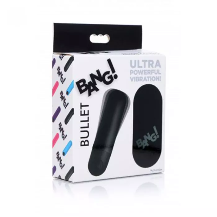 Bang! Kugelvibrator mit Fernbedienung - Schwarz Bang! Kugelvibrator mit Fernbedienung - Schwarz