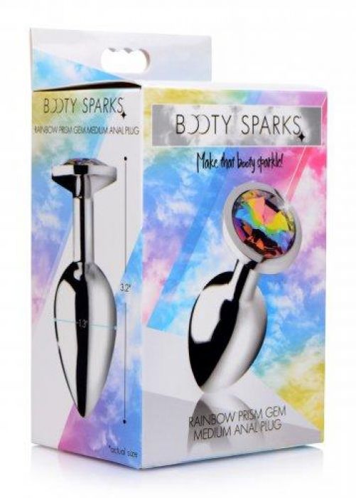 Rainbow Gem Butt Plug - Mittel Rainbow Gem Butt Plug - Mittel