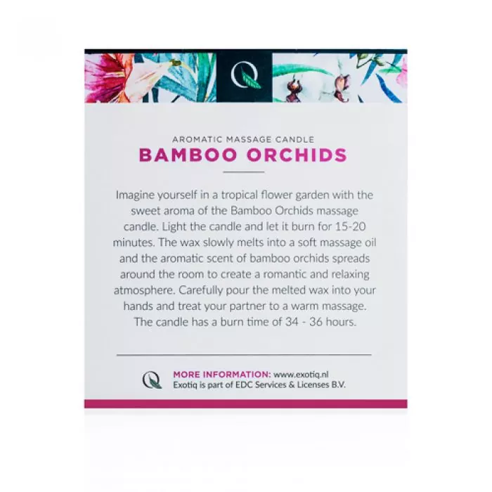 Exotiq Massagekerze Bamboo Orchids