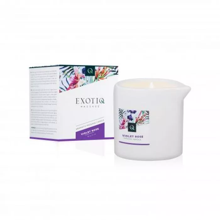Exotiq Massagekerze Violet Rose - 60g - Massagekerze günstig kaufen Exotiq Massagekerze Violet Rose - 60g - Massagekerze günstig kaufen