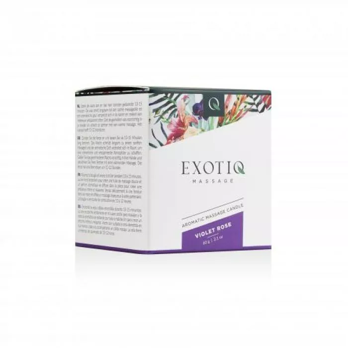 Exotiq Massagekerze Violet Rose - 60g - Massagekerze günstig kaufen Exotiq Massagekerze Violet Rose - 60g - Massagekerze günstig kaufen