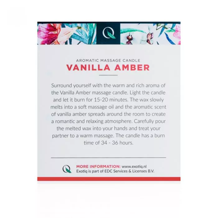 Exotiq Massagekerze Vanilla Amber