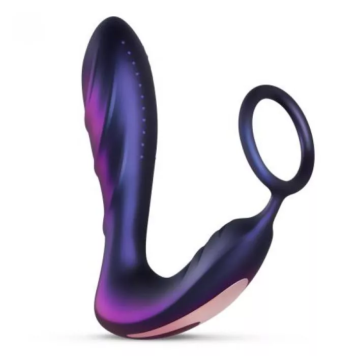 Hueman 'Black Hole' Analvibrator mit Penisring Hueman 'Black Hole' Analvibrator mit Penisring