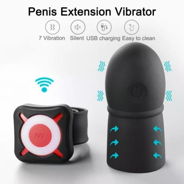 OTOUCH 'Super Striker' Penishülse mit Vibrationen - Schwarz OTOUCH 'Super Striker' Penishülse mit Vibrationen - Schwarz
