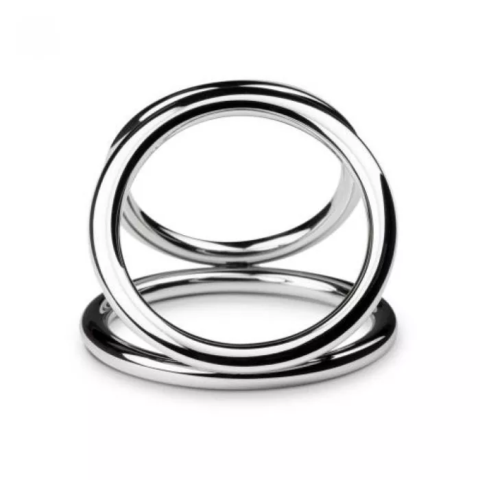 Metall-Penis- und Hodenring 'Triad Chamber' - Medium Metall-Penis- und Hodenring 'Triad Chamber' - Medium