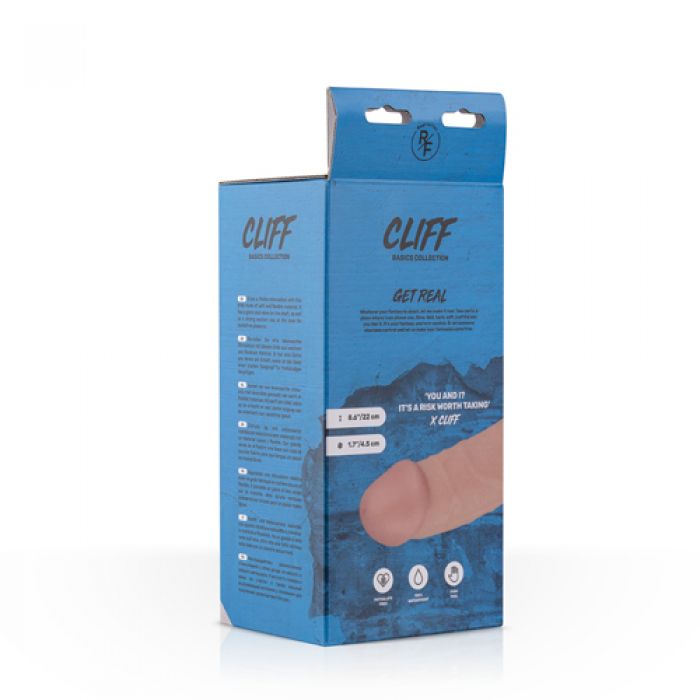 Realistischer Dildo 'Cliff' - 22cm - Mit Saugnapf Realistischer Dildo 'Cliff' - 22cm - Mit Saugnapf