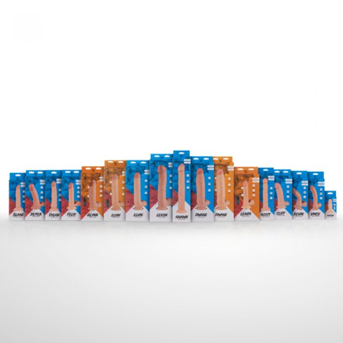 Realistischer Dildo 'Cliff' - 22cm - Mit Saugnapf Realistischer Dildo 'Cliff' - 22cm - Mit Saugnapf