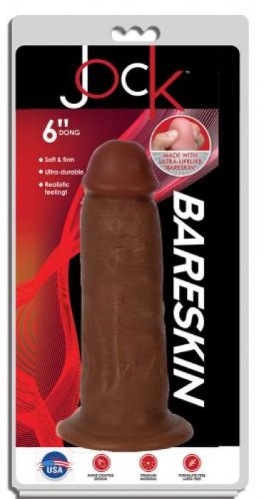 Realistischer Dildo mit Saugnapf 17cm - Braun Realistischer Dildo mit Saugnapf 17cm - Braun