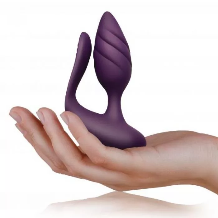 Rocks-Off - Cocktail Paarvibrator - Weinrot Rocks-Off - Cocktail Paarvibrator - Weinrot