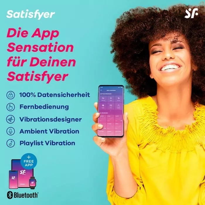 Satisfyer 'Dual Love' Vibrator & Druckwellentoy + App