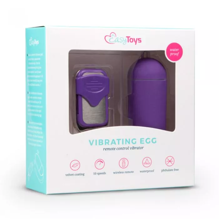 Vibro Ei mit Fernbedienung - Violett Vibro Ei mit Fernbedienung - Violett